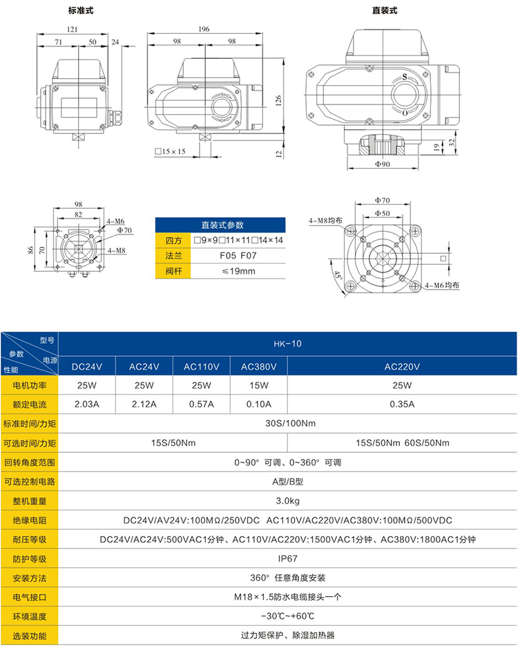 閥門電動執行器